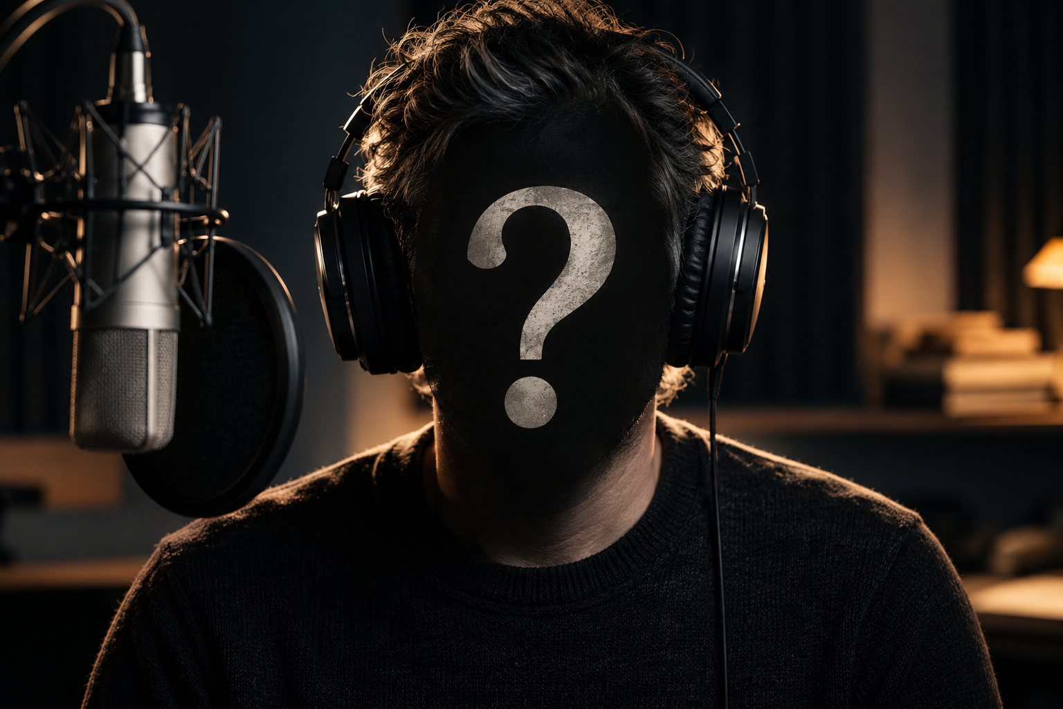 Audiobook narrator finding their narrative voice in the recording studio